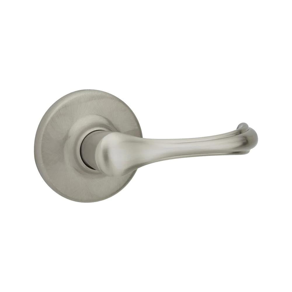 Dorian Satin Nickel PassaHall/Closet Door Lever with Microban Antimicrobial Technology