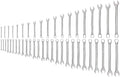 TEKTON Combination Wrench Set, 46-Piece (1/4-1-1/4 in, 6-32 mm) | WCB90301