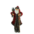 Northlight 4 ft. Standing Jolly Santa Claus with Walking Stick