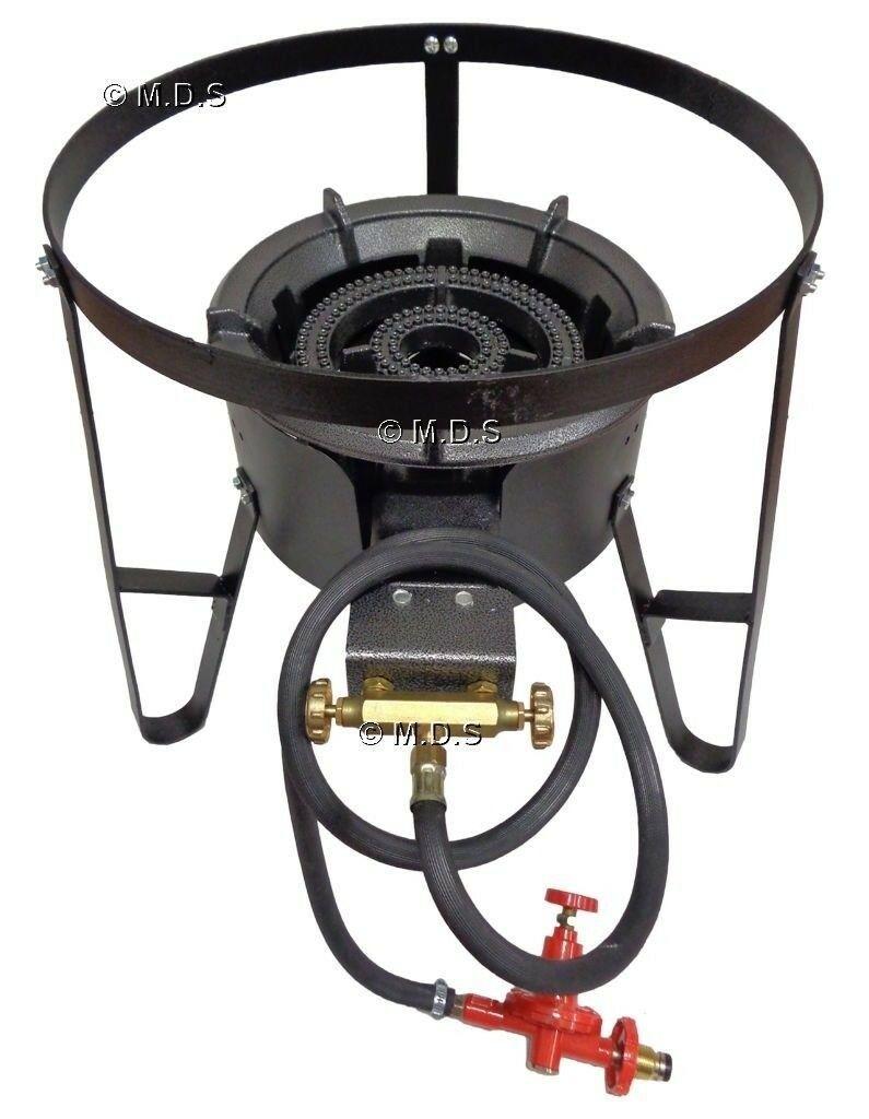 XL Cazo Para Carnitas  Steel SET with Burner & Stand Outdoors Cooking