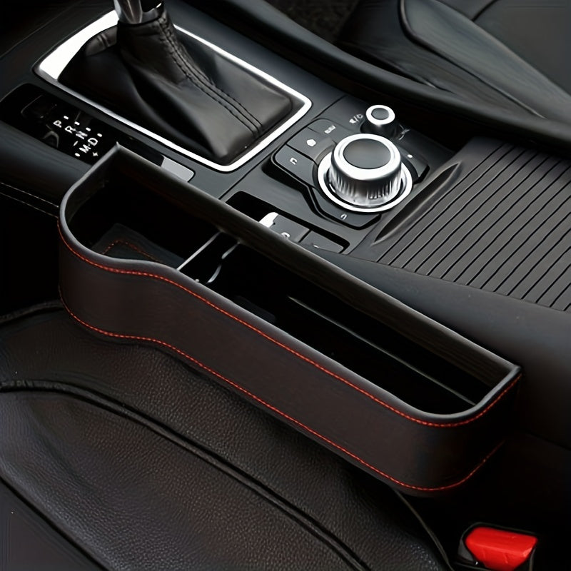 Car Seat StoraBox Card Phone Holder Pocket Car Seat Gap Leather StoraBox Seat Gap Pocket StoraBox Universal