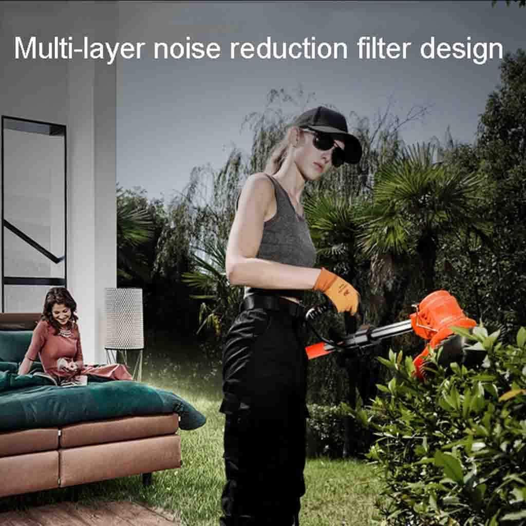 42V Cordless fine line Trimmer/Trimming Machine-2 Hours Fast Charger, 90° Head Adjustment, 1880W high-Power Lawn Mower