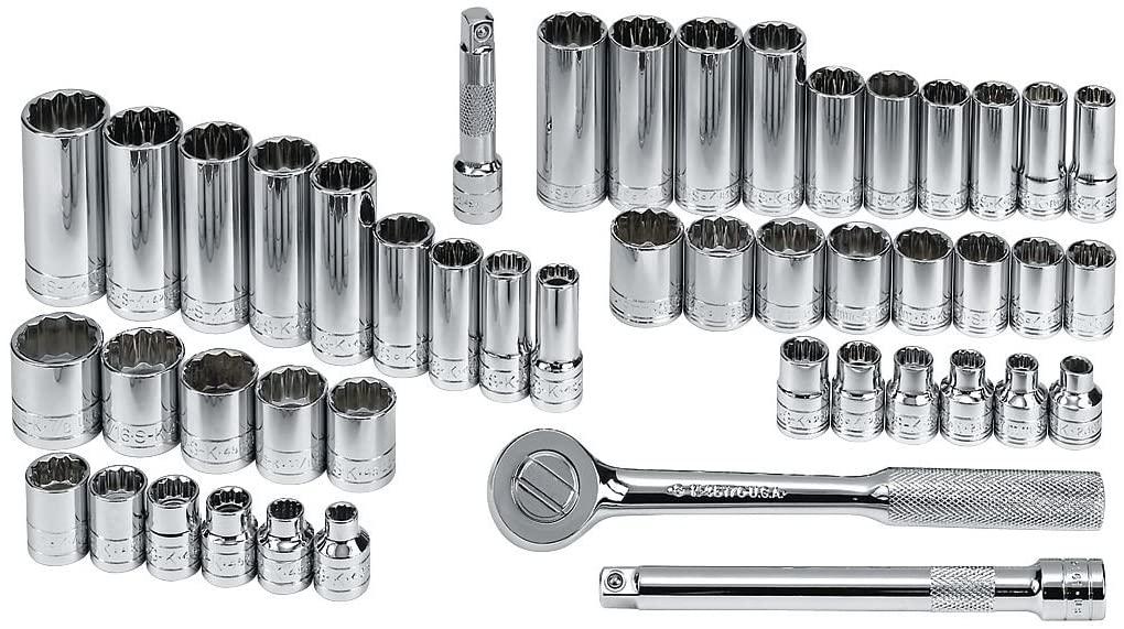 Sk Hand Tool LLC 94547-12 47 Piece 3/8" Drive 12 Point  Socket Street