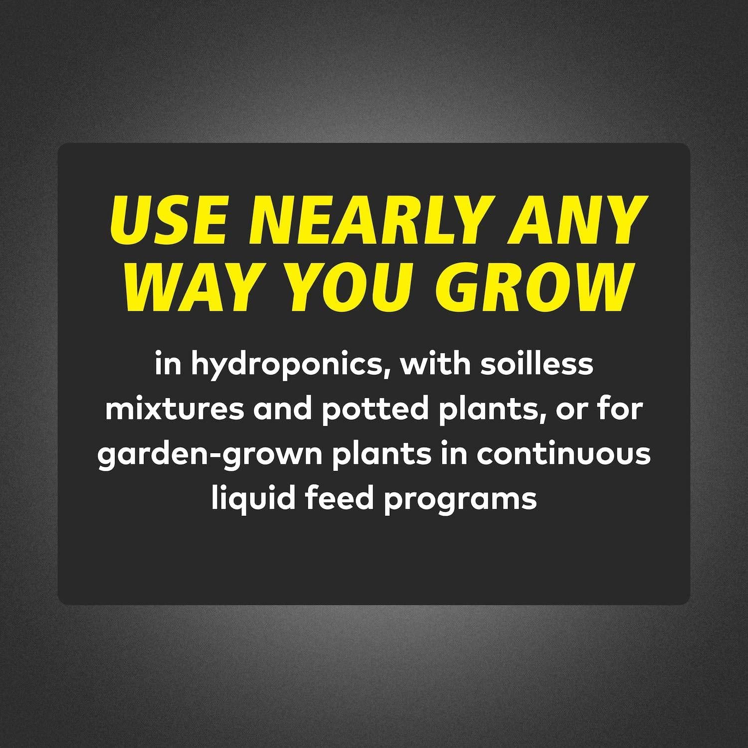 General Hydroponics FloraNova Grow 7-4-10, Robust Strength of Dry Fertilizer But in Rapid Liquid Form, Use for Hydroponics, Soilless Mixtures, Containers & Garden Grown Plants, 1-Gallon