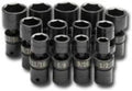 SK Hand Tools 34300 13-Piece 1/2-Inch Drive 6 Point Swivel Fractional Impact Socket Set