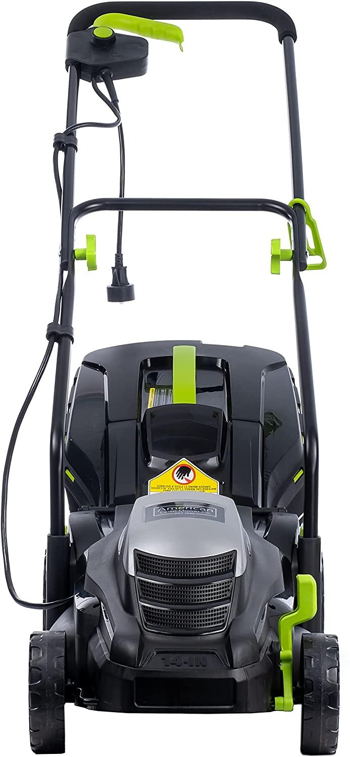 American Lawn Mower Company 50514 14-Inch 11-Amp Corded Electric Lawn Mower, Black