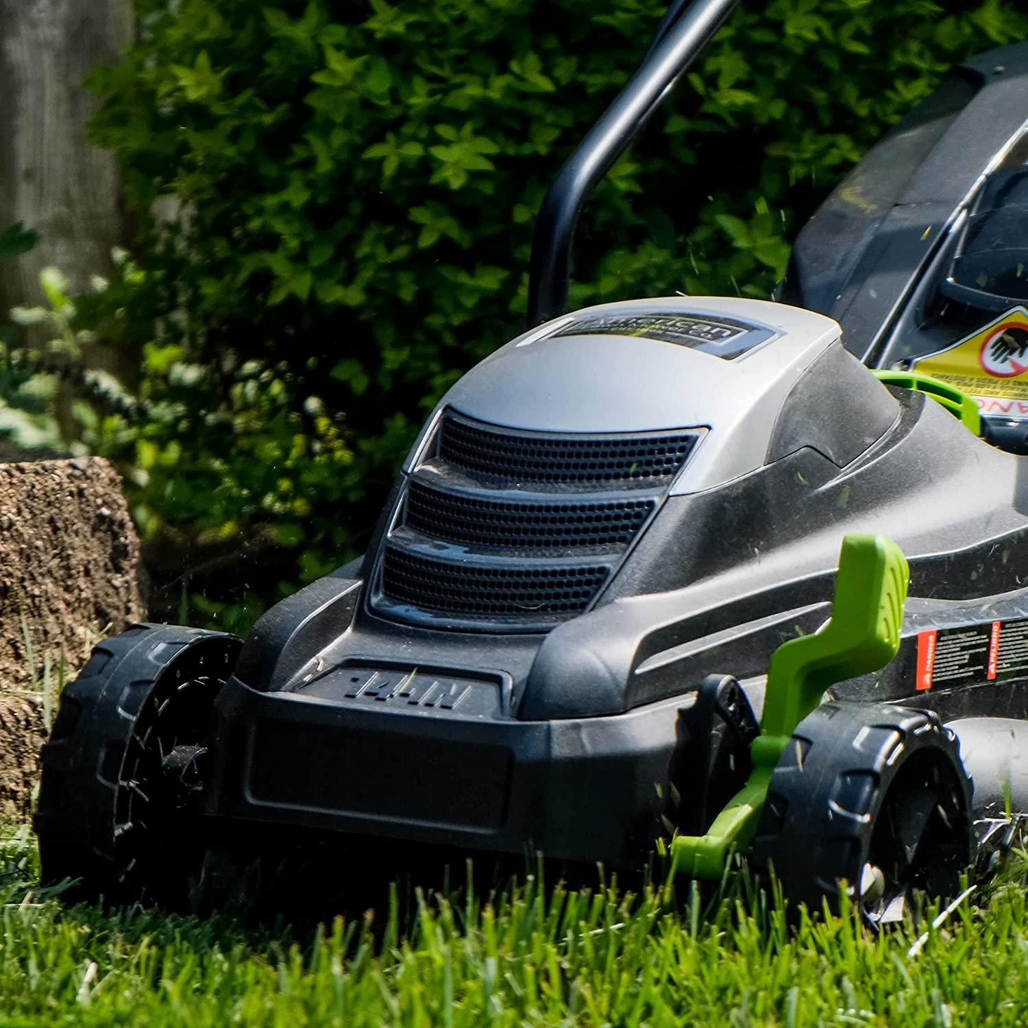 American Lawn Mower Company 50514 14-Inch 11-Amp Corded Electric Lawn Mower, Black