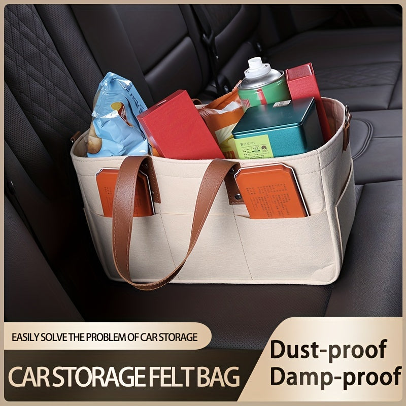 Folding StoraBag, For Trunk, Household, Multifunctional Hanging Bag, Hanging Basket Cart, Portable Bag, Practical Supplies For Car