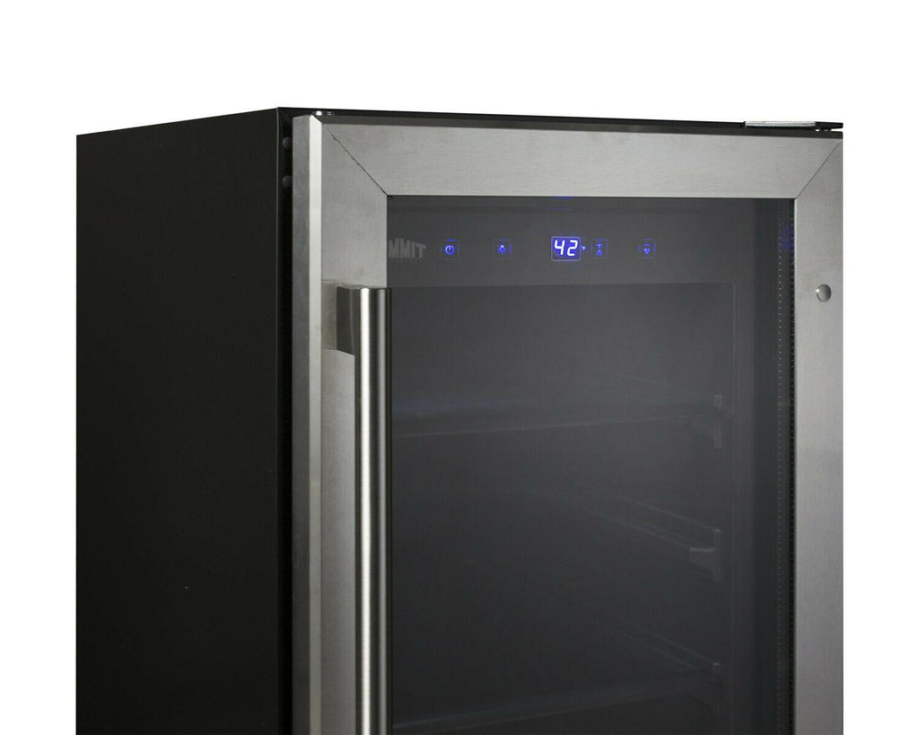 Summit ALBV15 15"W 96 Can Capacity BeveraCenter -  Steel