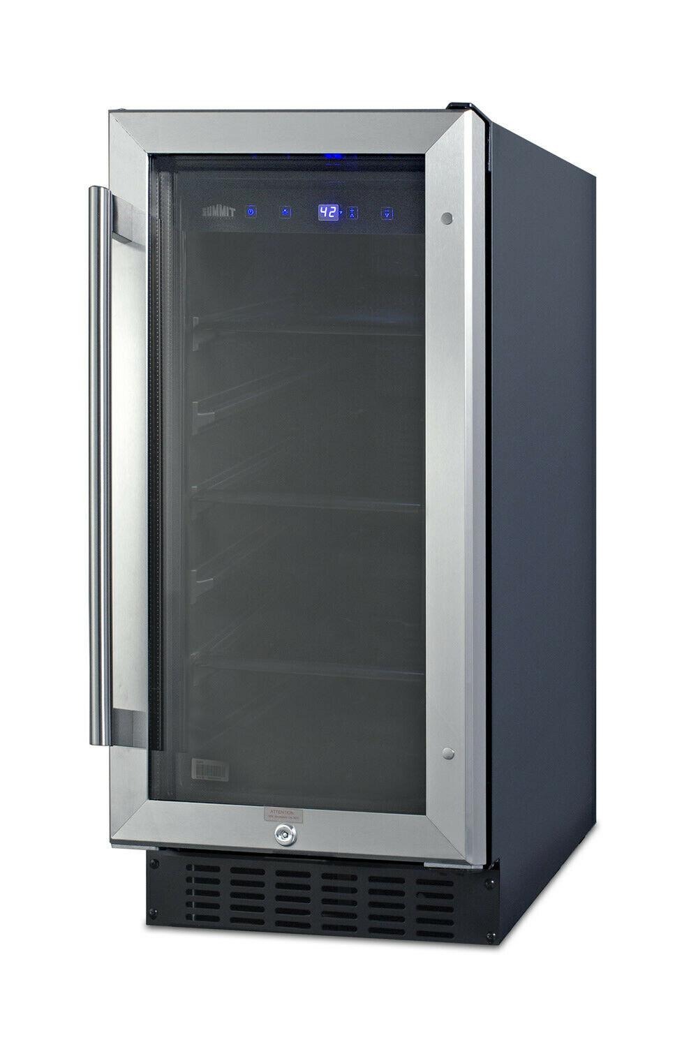 Summit ALBV15 15"W 96 Can Capacity BeveraCenter -  Steel
