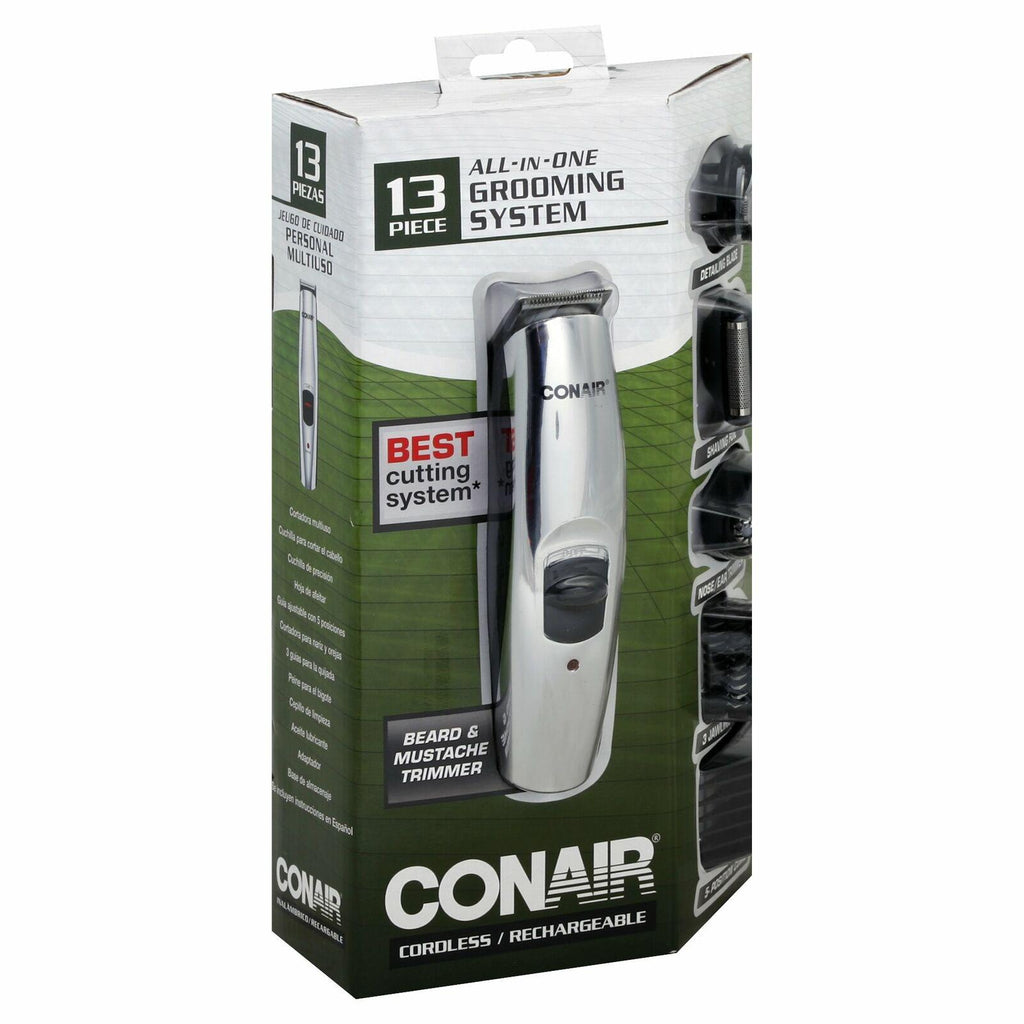 Conair Beard and Mustache Trimmer Rechargeable Model Gmt200