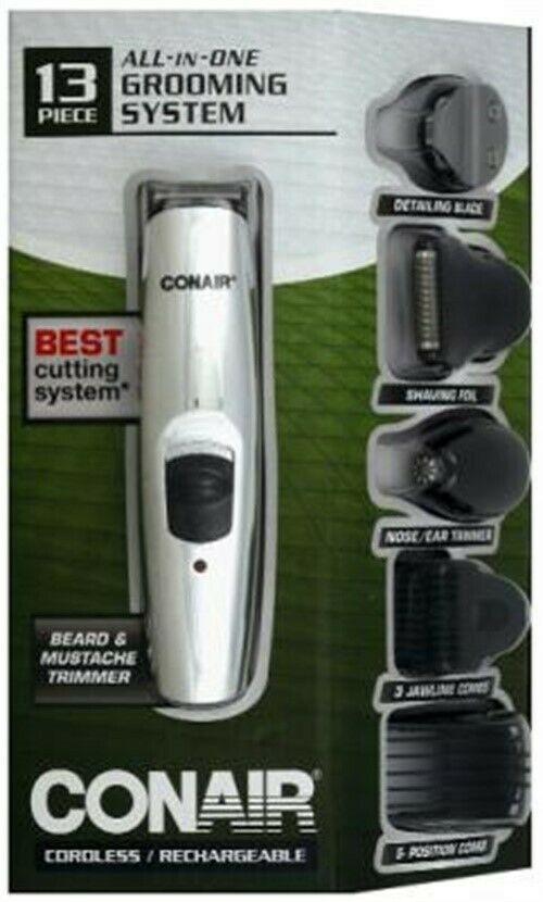 Conair Beard and Mustache Trimmer Rechargeable Model Gmt200