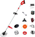 XGGYO Brushless Electric Grass Trimmer, 6 Speed Adjustable-1000W-Various Cutter Heads / 48V / 12Ah Lithium Battery