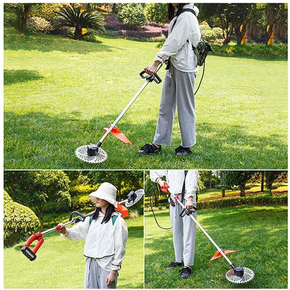 XGGYO Brushless Electric Grass Trimmer, 6 Speed Adjustable-1000W-Various Cutter Heads / 48V / 12Ah Lithium Battery