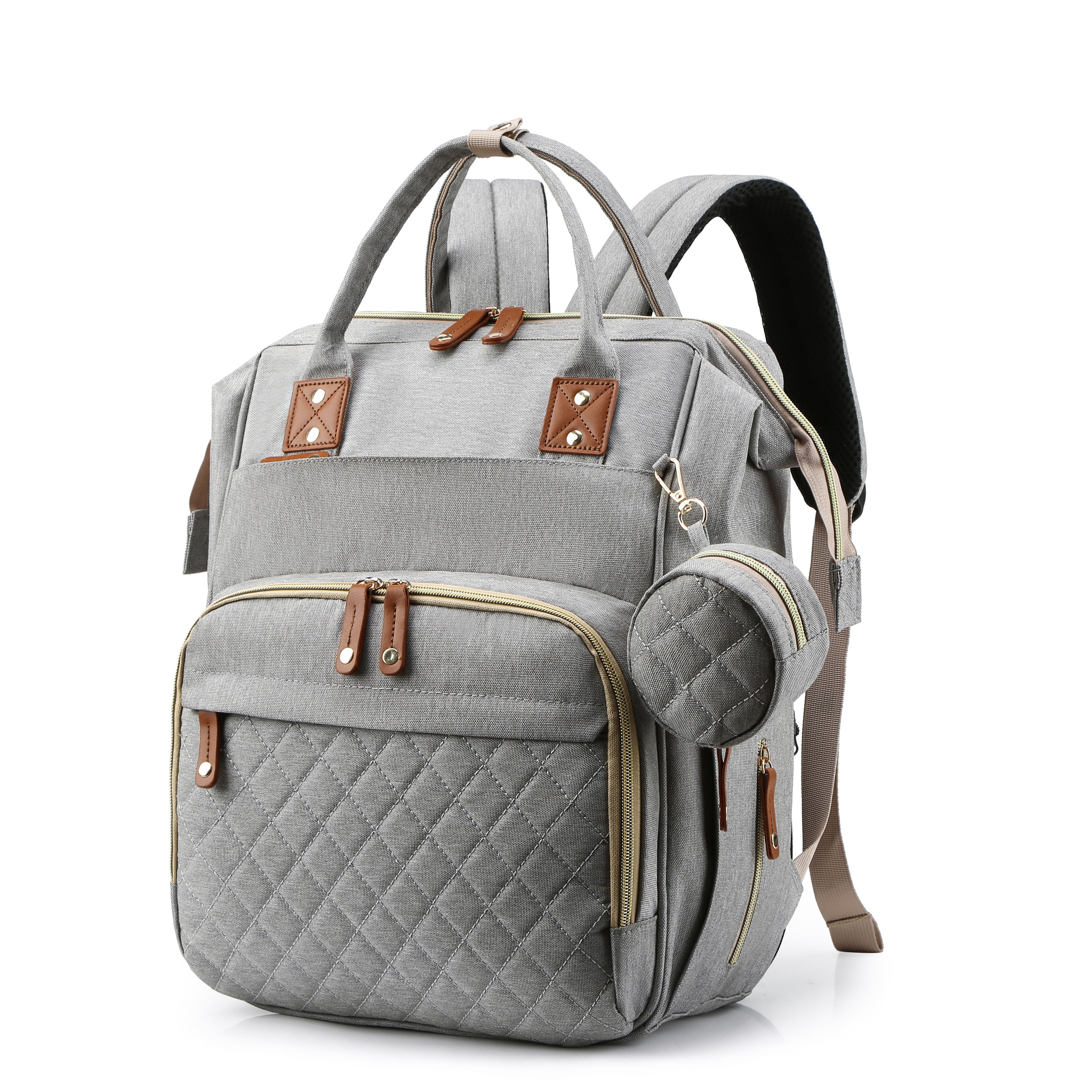 Diaper Bag Backpack, Trendy Bag, Diaper Backpack Bag With A Changing Station, Multifunction Waterproof LarTravel Back Pack, Christmas, Halloween, Thanksgiving Day Gift