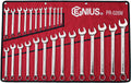 Genius Tools 26PC Metric Combination Wrench Set (Mirror Finish) - PR-026M