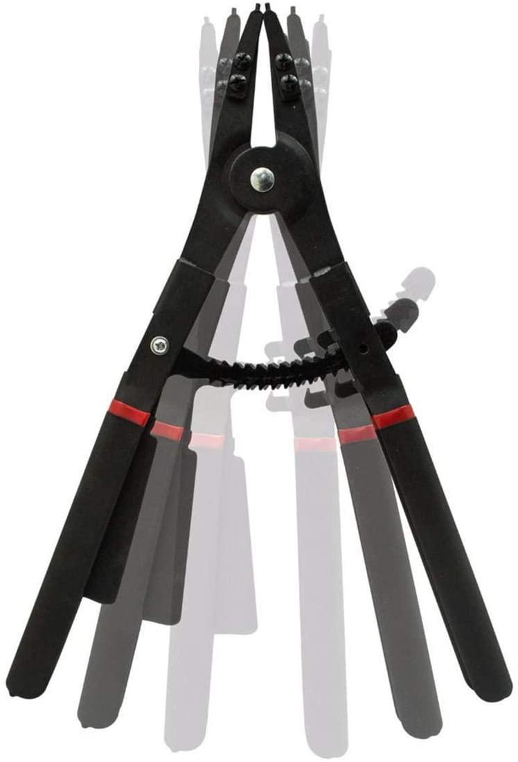 GIRL INSTITUTE XG-WU Pliers 2Pcs 16 inch Set Retaining Ring Ratcheting with Tips LarCirclip Snap Ring Pliers Pliers Tool Hand Tool