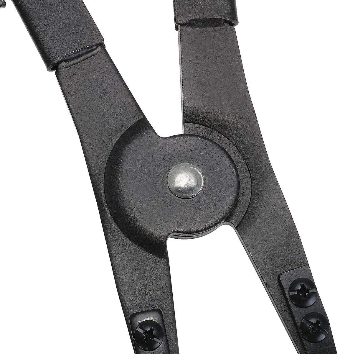 SH-CHEN Pilers, 2Pcs 16 inch Set Retaining Ring Ratcheting with Tips LarCirclip Snap Ring Pliers Universal Hand Tools Industrial Hand Tools