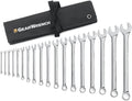 18 Pc. 12 Pt. Combination Wrench Set, Long Pattern, SAE - 1