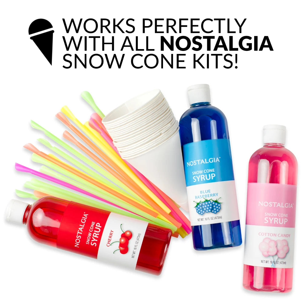 ice cream machines CLSC1AQ Classic Retro Single Countertop Snow Cone Maker, Includes 1 Reusable Plastic Cup, Aqua