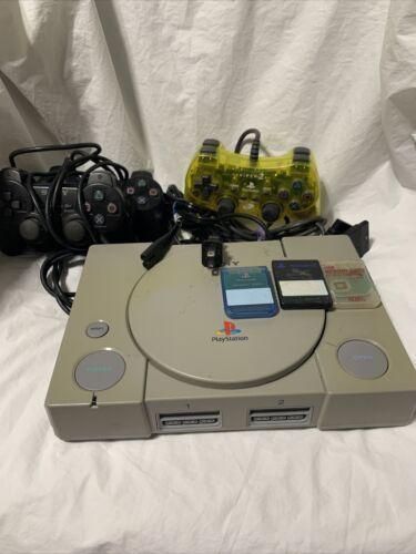 Sony SCPH-7501 PlayStation PS1 Game Console Bundle