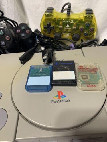 Sony SCPH-7501 PlayStation PS1 Game Console Bundle