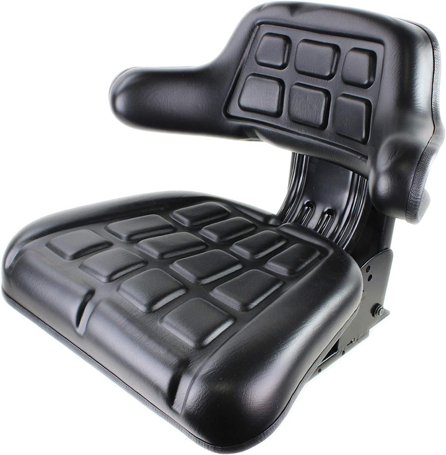 E-1672345M91 Wrap Around Black Tractor Seat for Massey Ferguson TO35, TEA20, TO20, TO30, TE20, 40, 50, 65, 85, 88, 135, 150, 165, 175, 180, 298, 290, 285S, 285, 282, 283, 275, 281, 265S, 265 +++