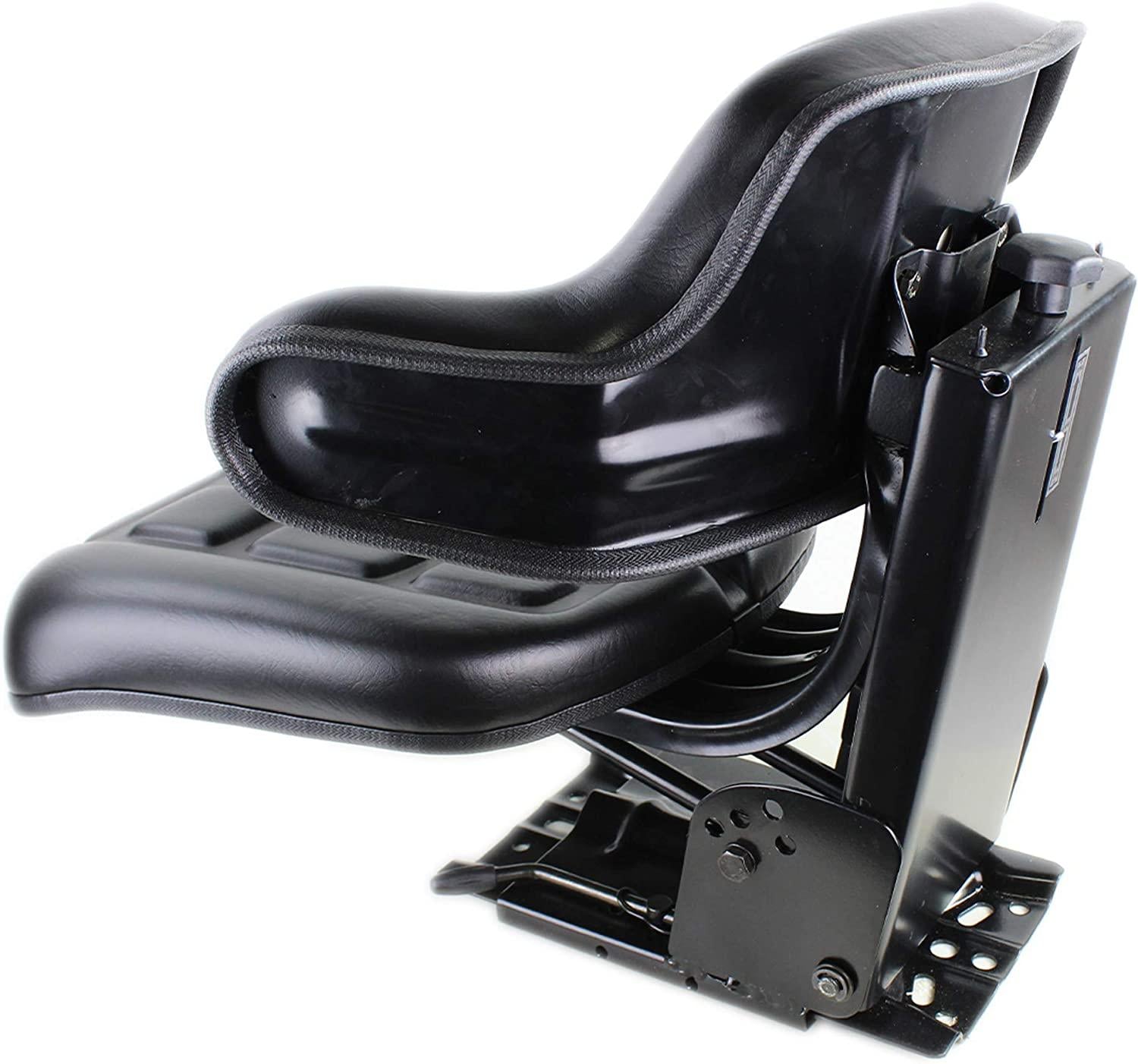 E-W222BL Wrap Around Black Universal Tractor Seat for John Deere, Ford, Massey Ferguson
