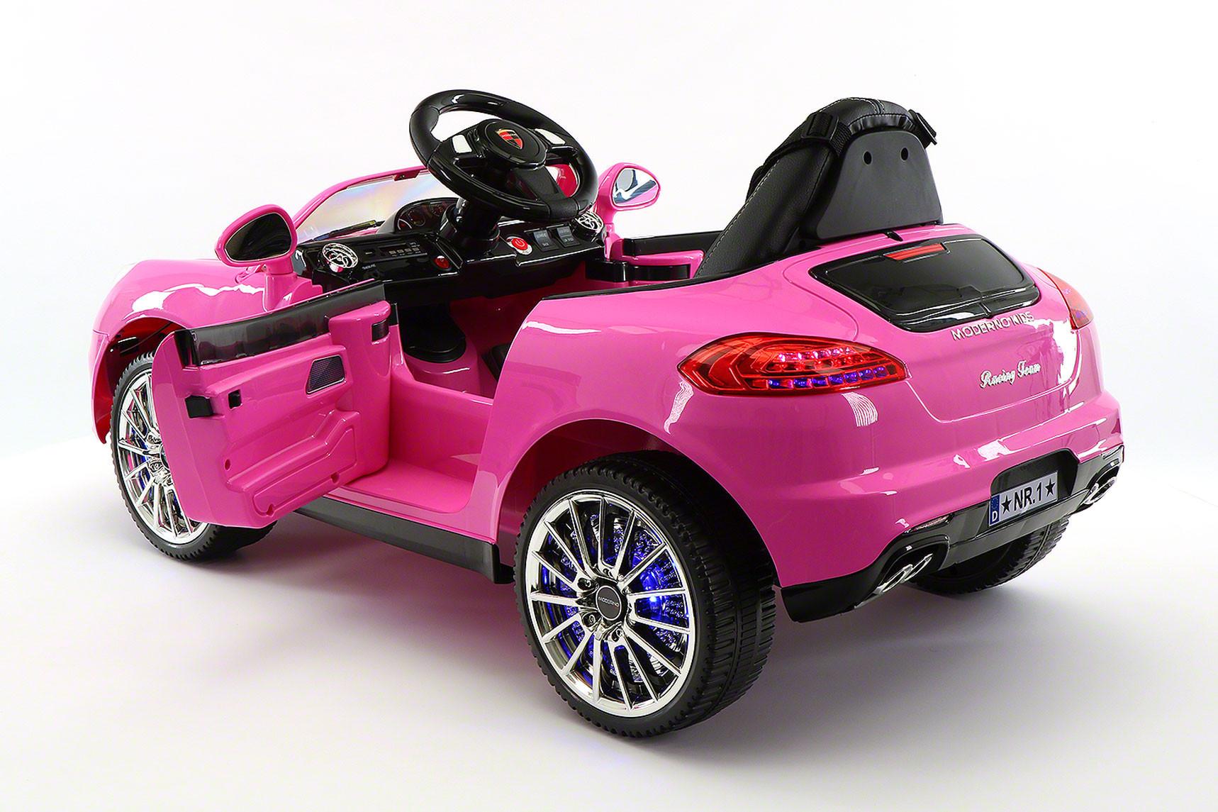 Kiddie Roadster 12V Kids Electric Ride-On Car with R/C Parental Remote | Pink