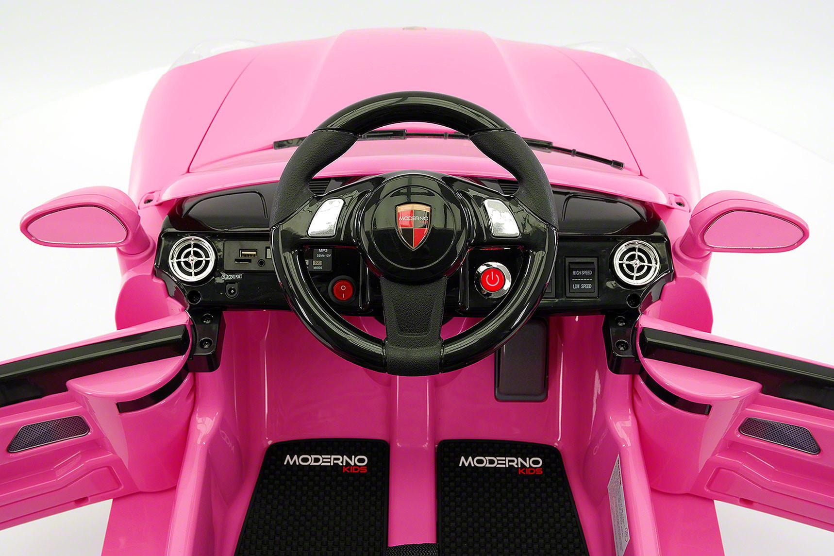 Kiddie Roadster 12V Kids Electric Ride-On Car with R/C Parental Remote | Pink