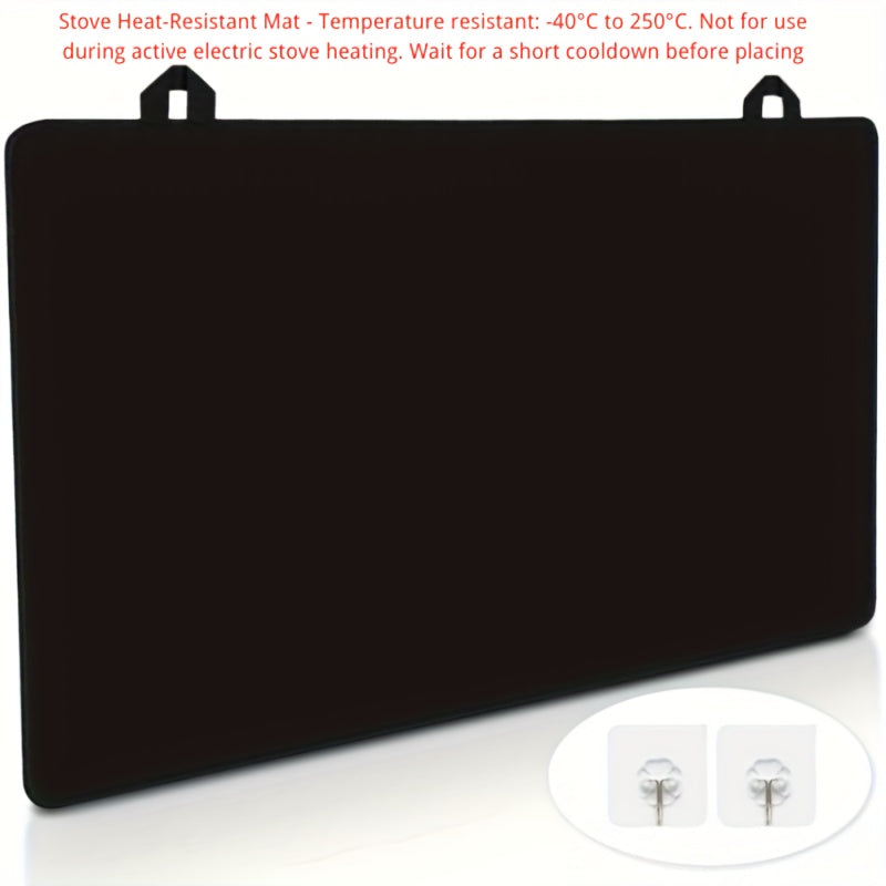 Stove Covers, Heat Resistant Glass Stove Top Cover , For Electric Stove LarCooktop Cover, Anti-Slip Coating Waterproof Stove Gap Foldable