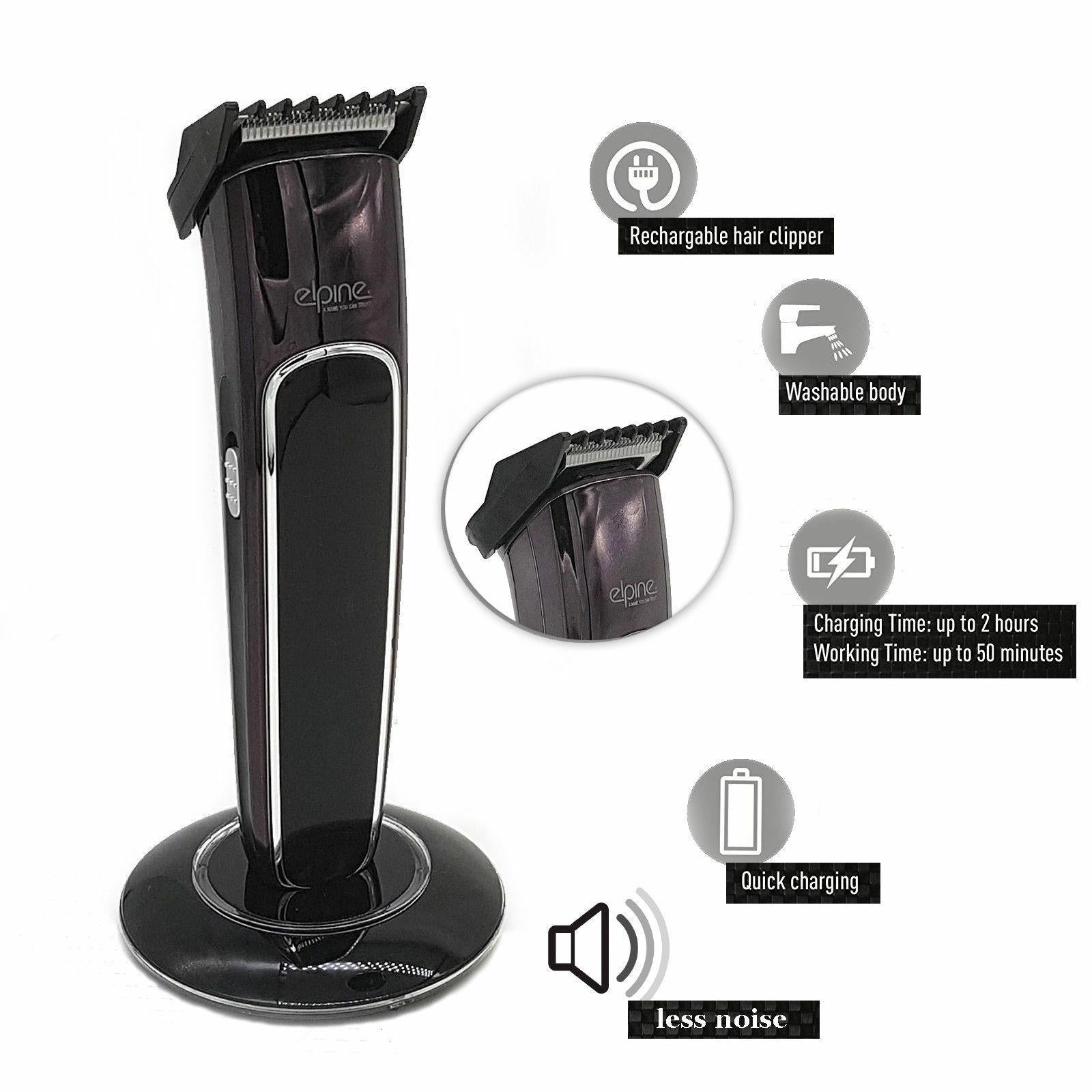 Washable Cordless Rechargeable Body Hair Beard Neck Clipper Trimmer