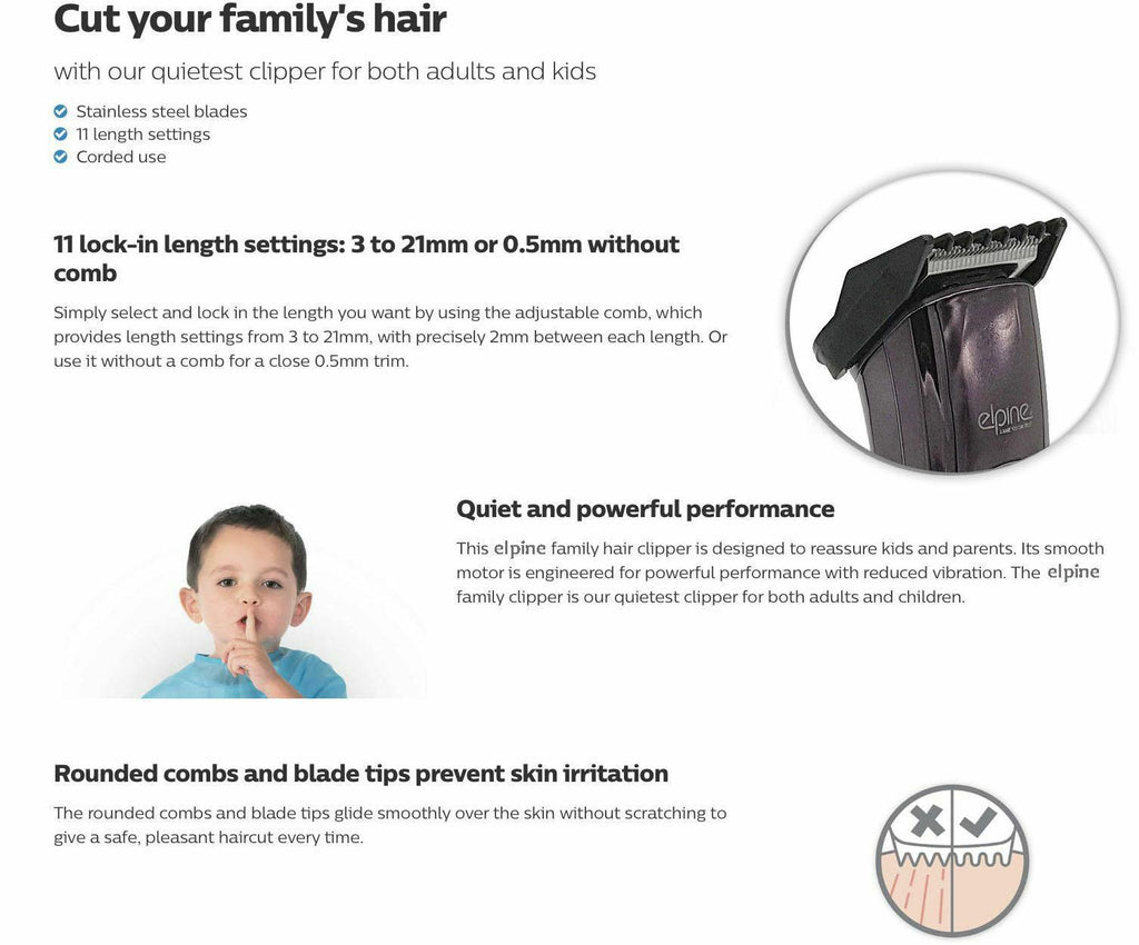 Washable Cordless Rechargeable Body Hair Beard Neck Clipper Trimmer