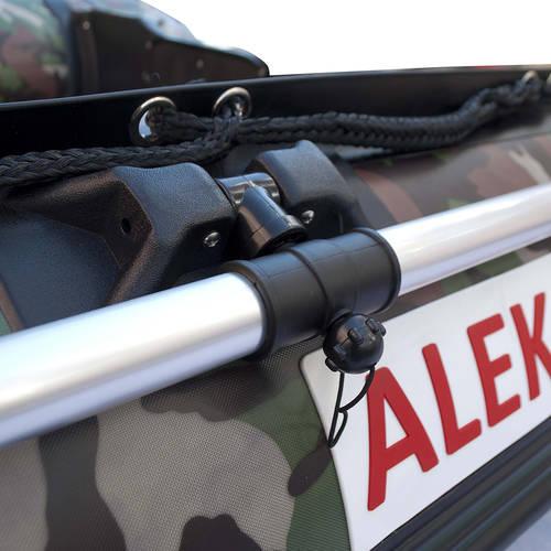 ALEKO Inflatable Boat - Aluminum Floor - 3-Person - 8.4 Feet - Camouflage