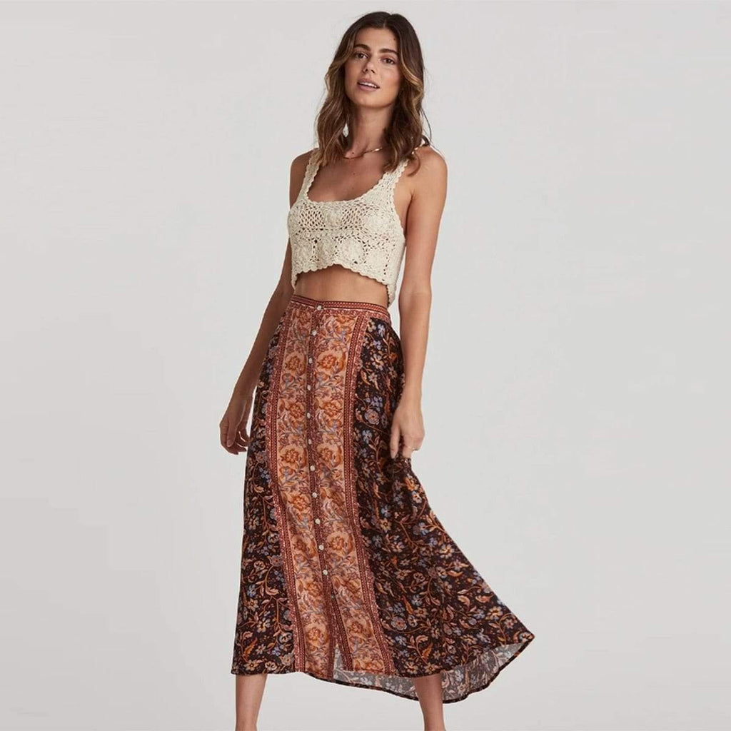 daisy chain maxi skirt