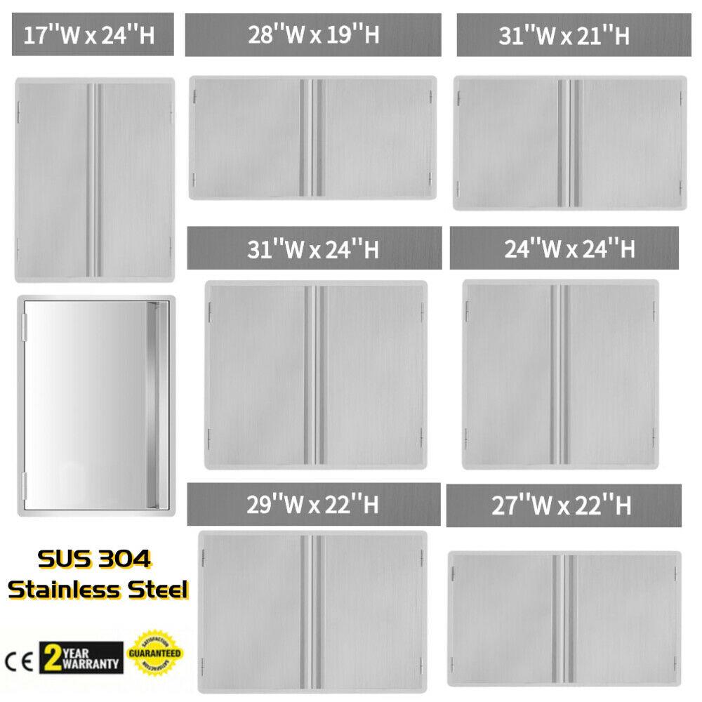 Outdoor Kitchen Doors  Steel Drawer BBQ Access Door BBQ Island Cabinets