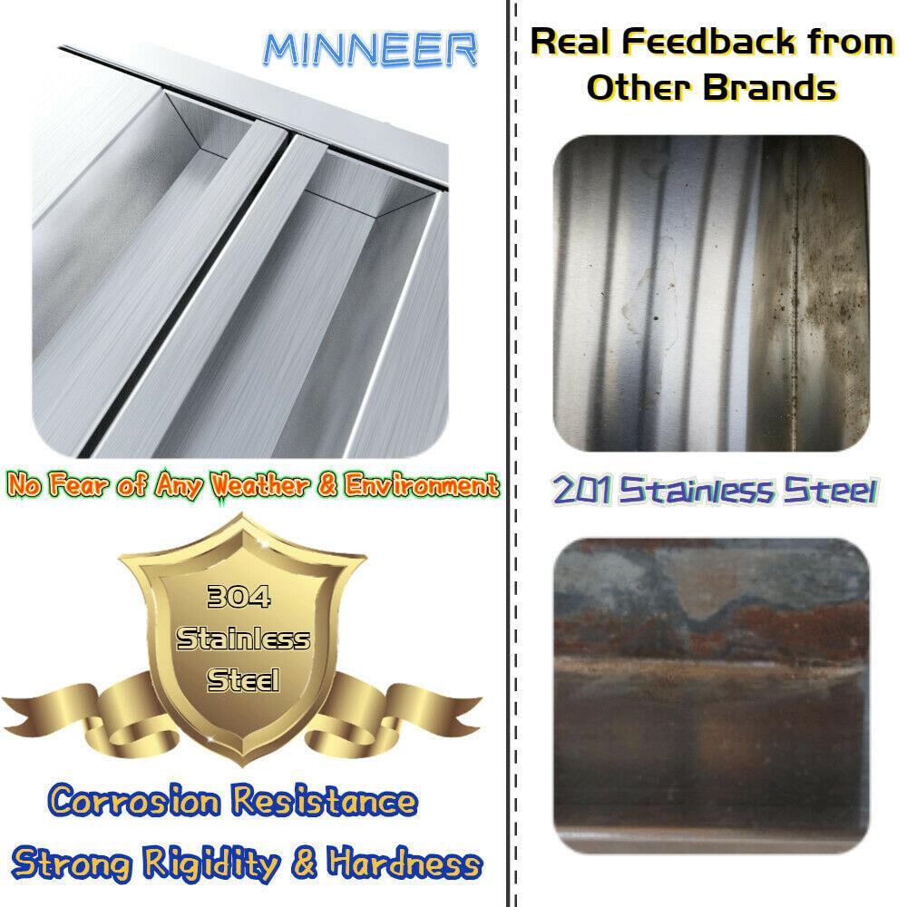 Outdoor Kitchen Doors  Steel Drawer BBQ Access Door BBQ Island Cabinets