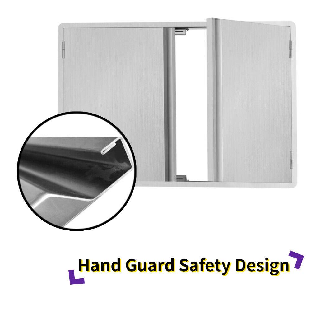 Outdoor Kitchen Doors  Steel Drawer BBQ Access Door BBQ Island Cabinets