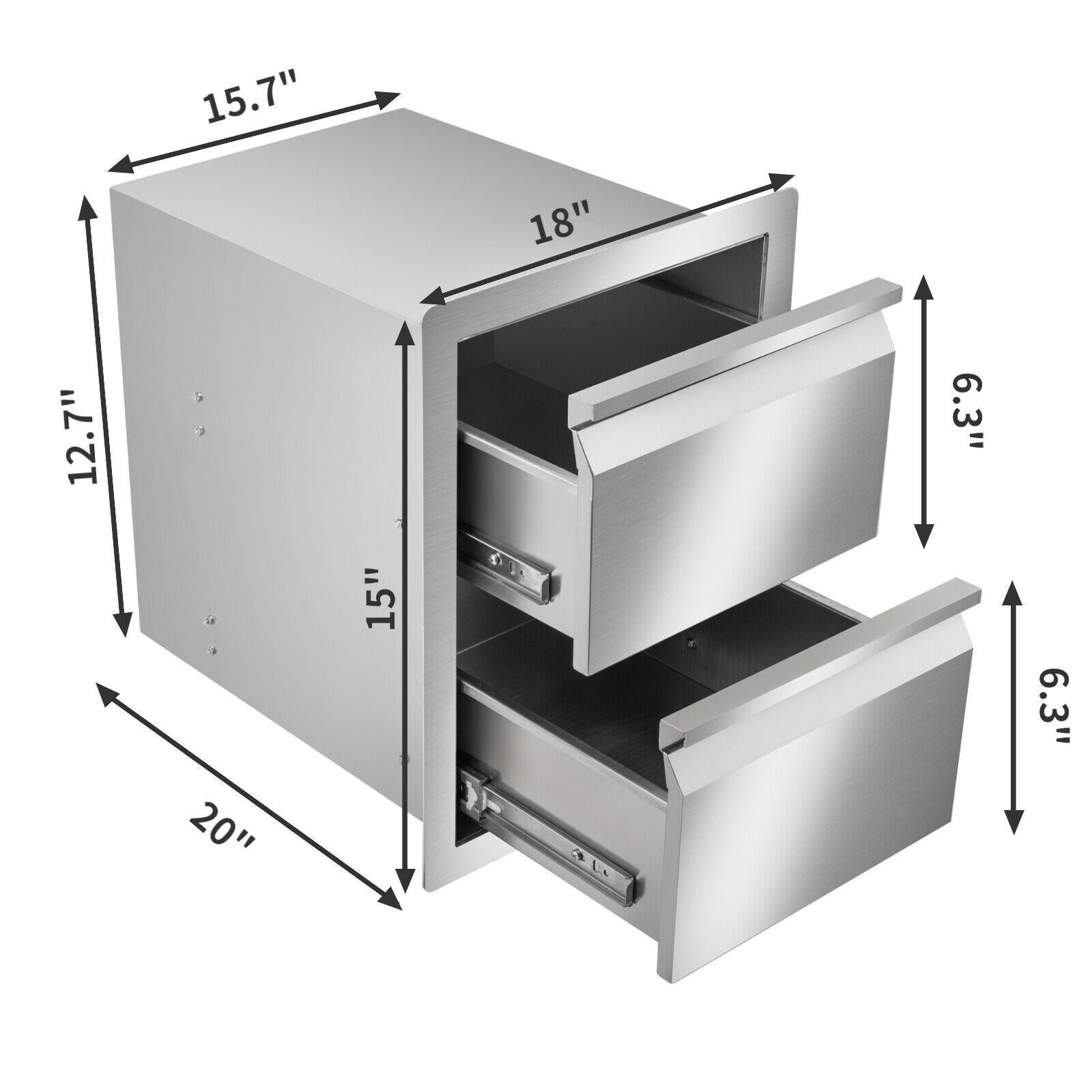 Outdoor Kitchen Doors  Steel Drawer BBQ Access Door BBQ Island Cabinets