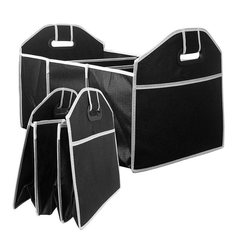 Car Trunk Cargo StoraBag, Foldable Black StoraBox For Car And Trunk