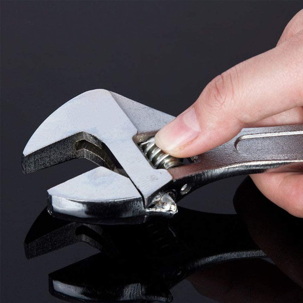 30-Inch Adjustable Wrench Adjustable Spanner Wide Mouth Wrenches, Forged, Chrome-Plated, Hand Tools, 775 MM,1 PACK