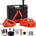 ZAISHANG Electric Car Jack 5T Hydraulic Floor Jack DC 12V Car Jack Kit with Electric Impact Wrench, Car Lift for Emergency Tire Change