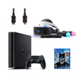 PlayStation VR Start Bundle 5 Items:VR Headset,Move Controller,PlayStation CamMotion Sensor,PlayStation 4,VR Game Disc Batman Arkham VR