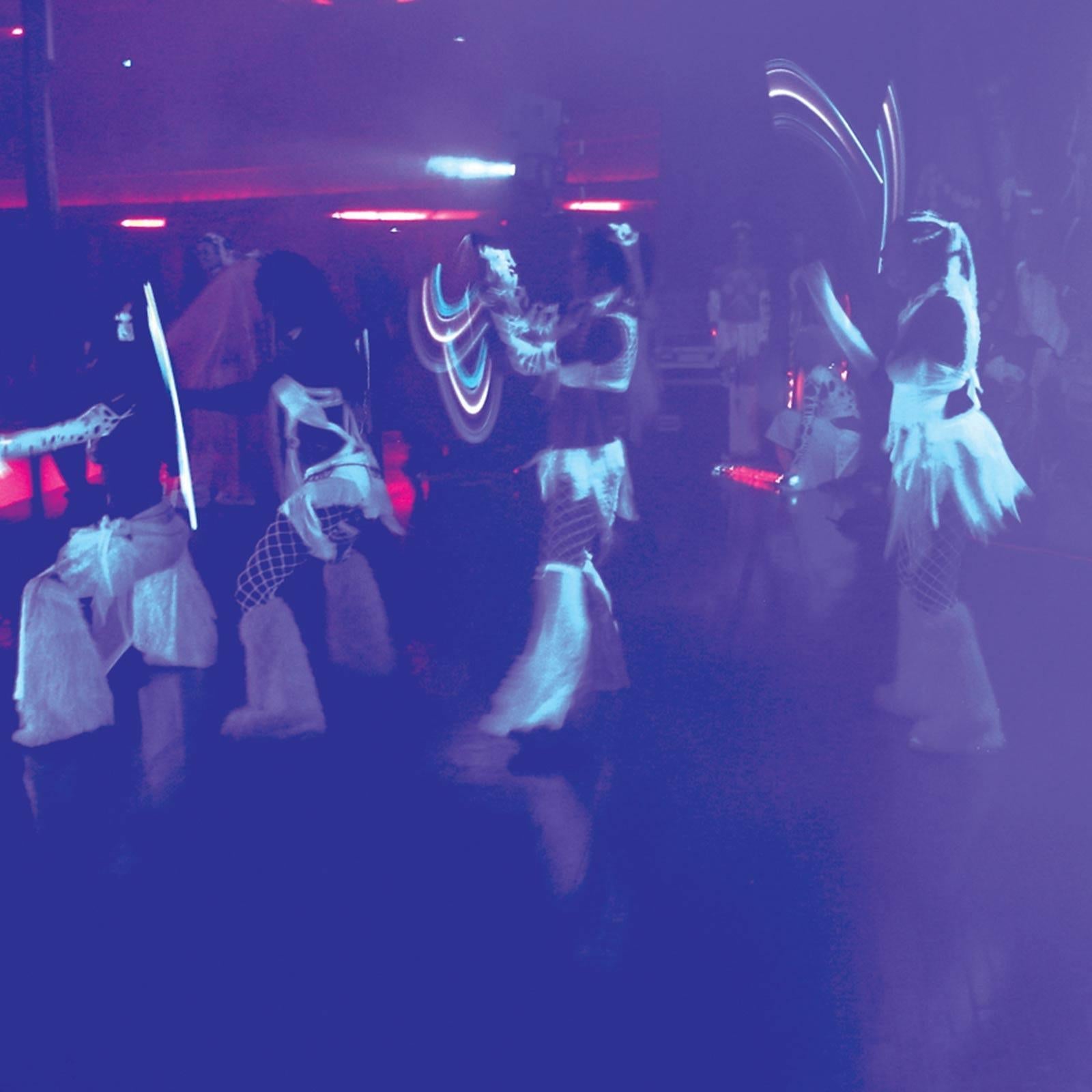 American DJ Eco UV Bar Plus IR Black Light with Chauvet DJ Hurricane 700 Fog Machine Package