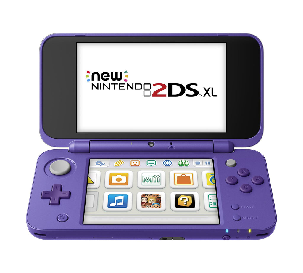 Nintendo 2DS XL System w/ Mario Kart 7 Pre-installed, Purple &amp; Silver