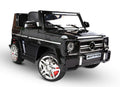 12V powered Mercedes AMG G65 Ride on electric car For Kids with Remote Control LED lights MP3 Leather Seat - Black