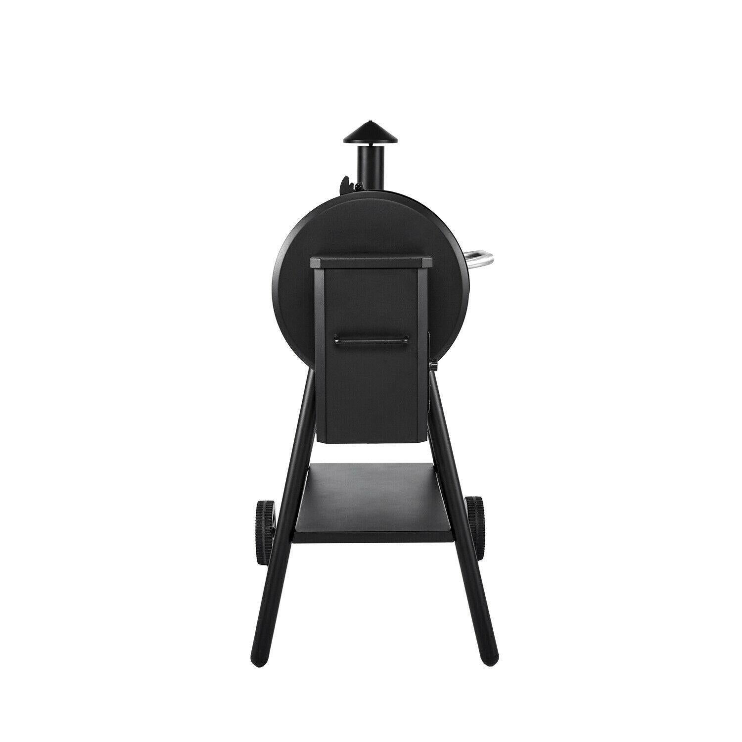 ZPG-5502H 8 in 1 BBQ Pellet Grill Smoker w/ Digital Temp Control, Black