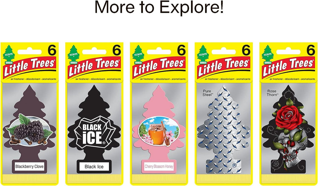 LITTLE TREES Air Fresheners Car Air Freshener. Hanging Tree Provides Long Lasting Scent for Auto or Home. Supernova, 24 Air Fresheners