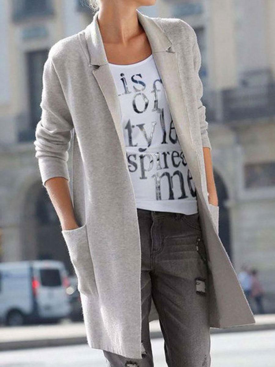 Loose Casual Woolen Coat