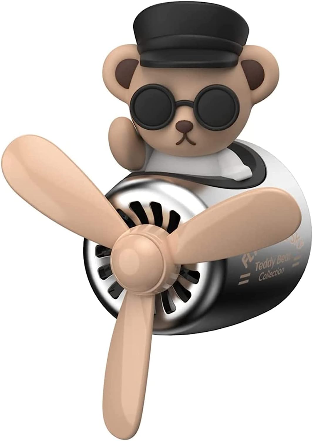 Cacacece Car Air Fresheners Cartoon Teddy Bear Pilot Automotive Air Outlet Creative Car Perfume Diffuser